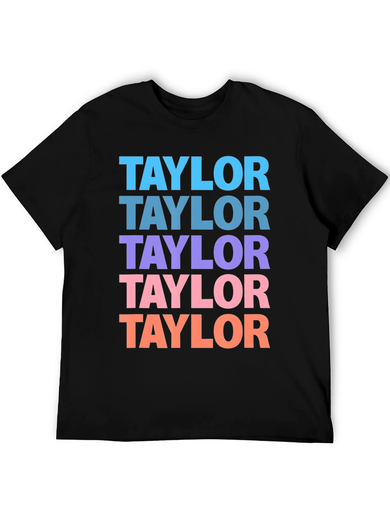 Taylor Repeat Graphic Black T-Shirt