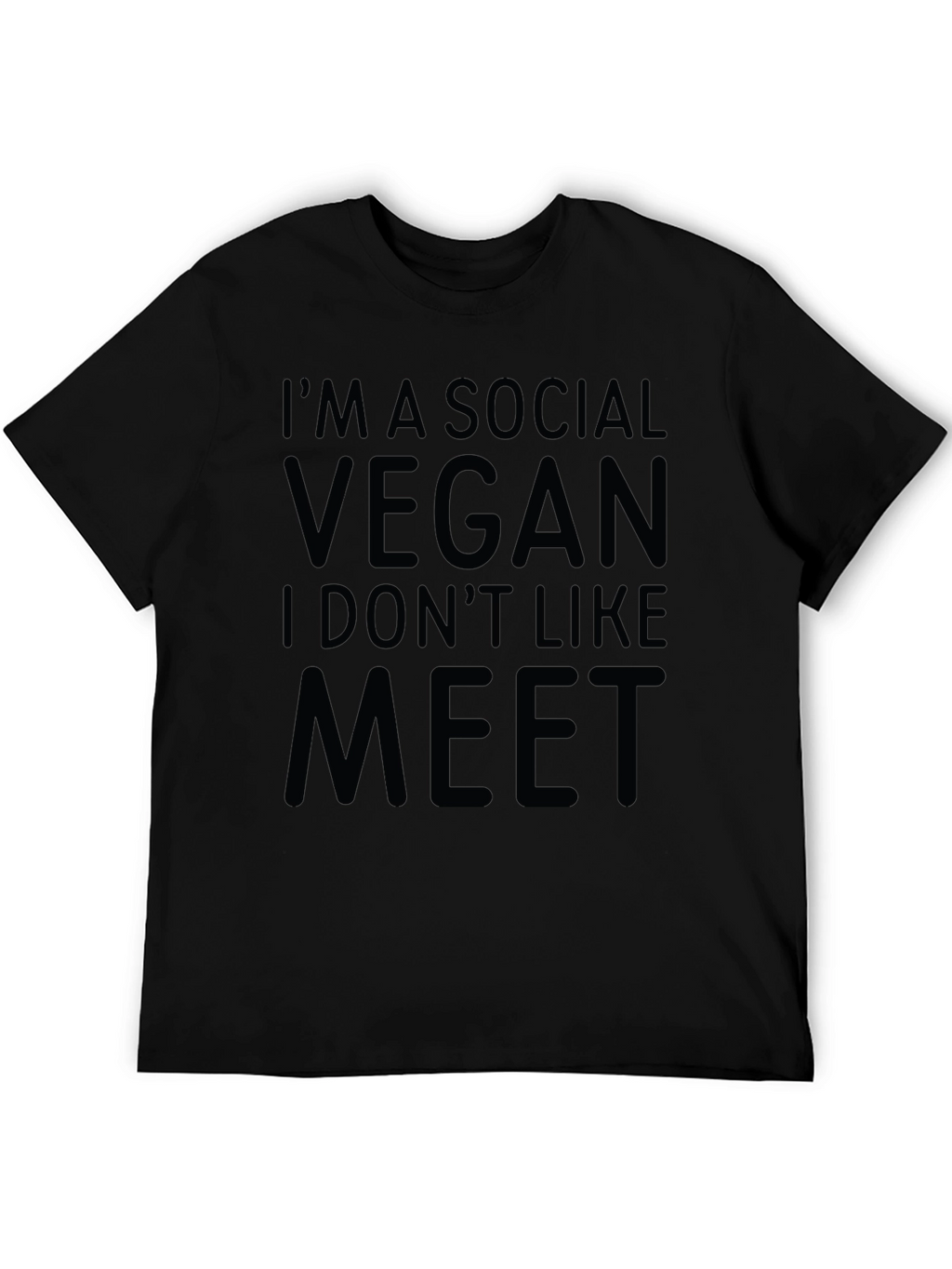 Social Vegan T-Shirt - Funny Veganism Tee