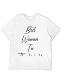Best Women In T-Shirt - Black Crew Neck Tee
