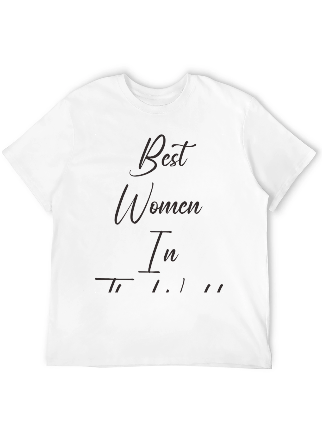 Best Women In T-Shirt - Black Crew Neck Tee