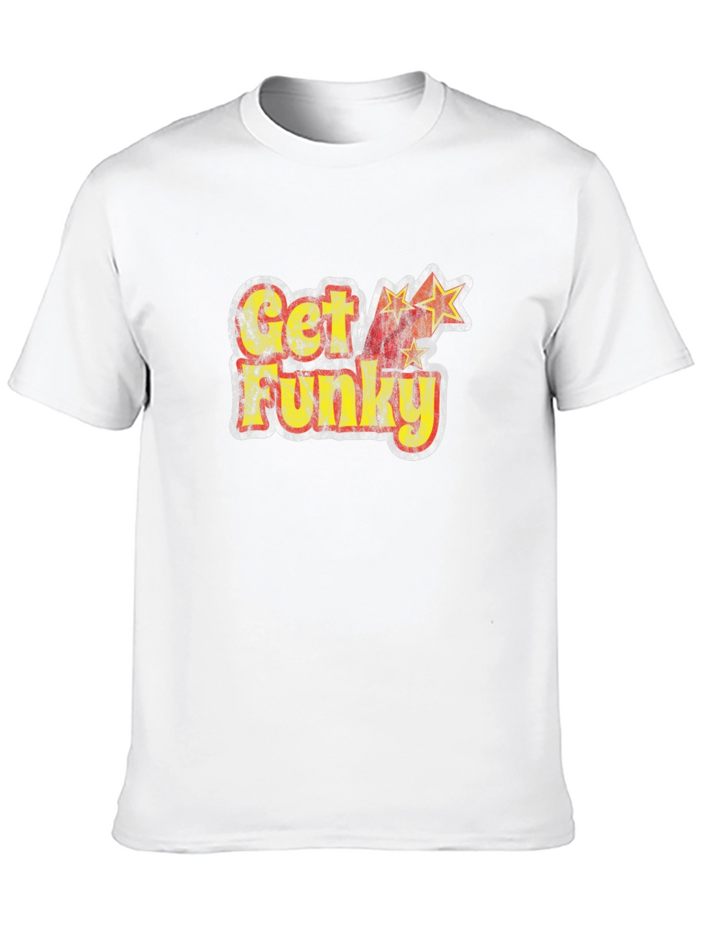 Retro Get Funky Graphic Tee - Black T-Shirt
