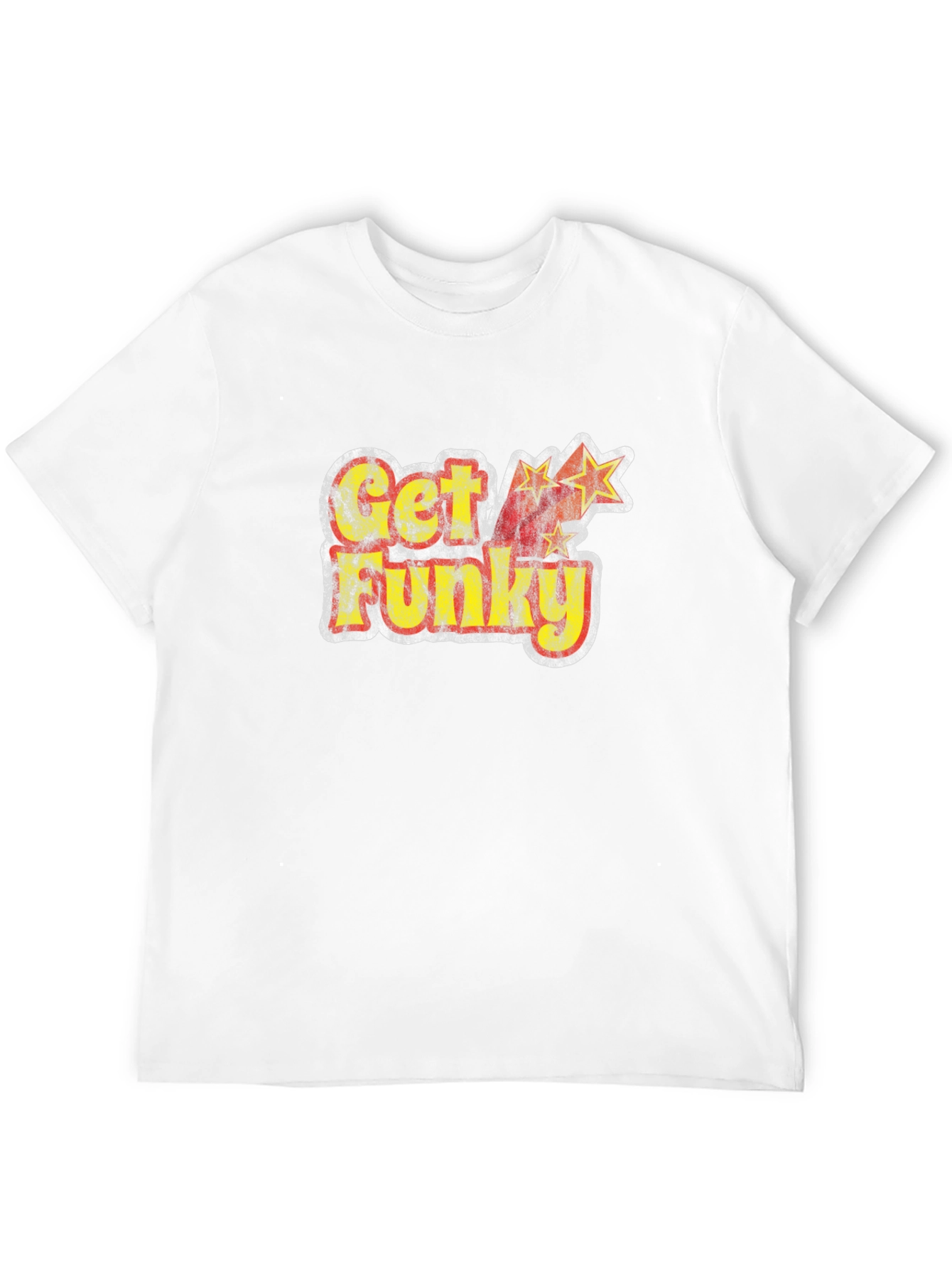 Retro Get Funky Graphic Tee - Black T-Shirt