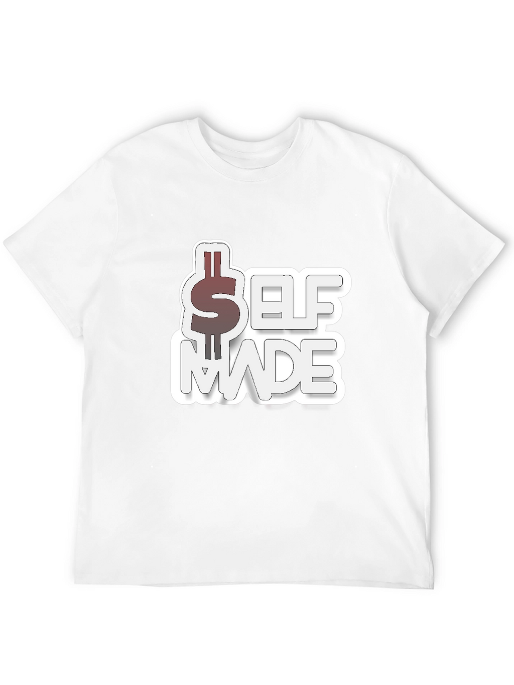 Self Made Black Graphic T-Shirt