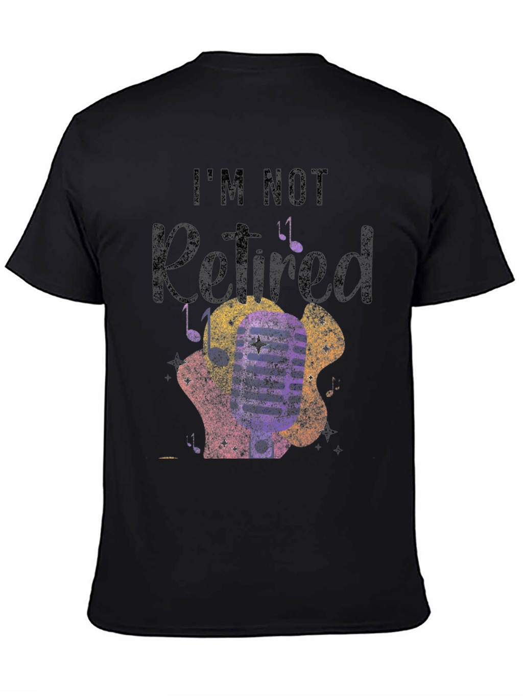 Im Not Retired Guitarist Graphic T-Shirt