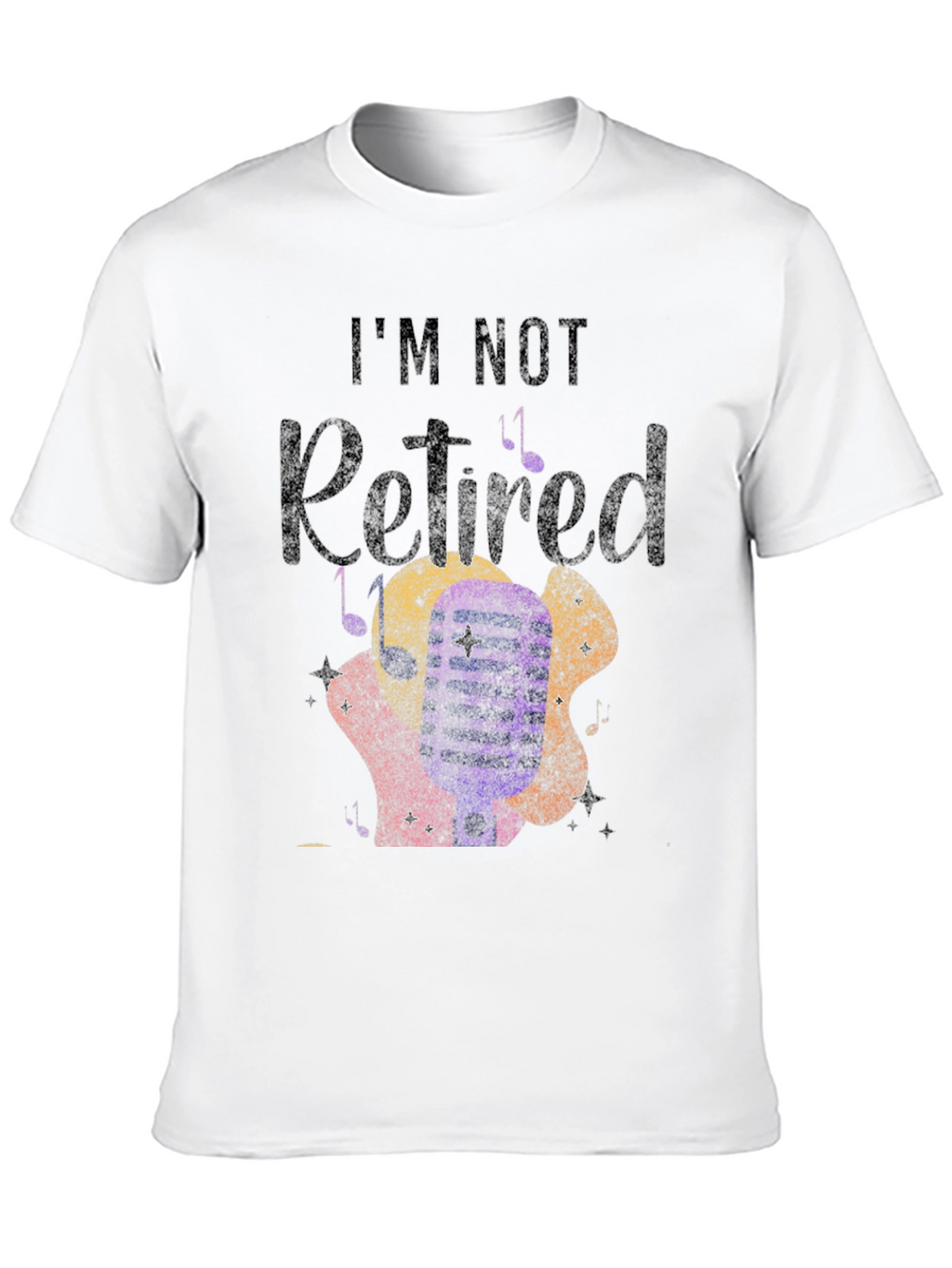 Im Not Retired Guitarist Graphic T-Shirt