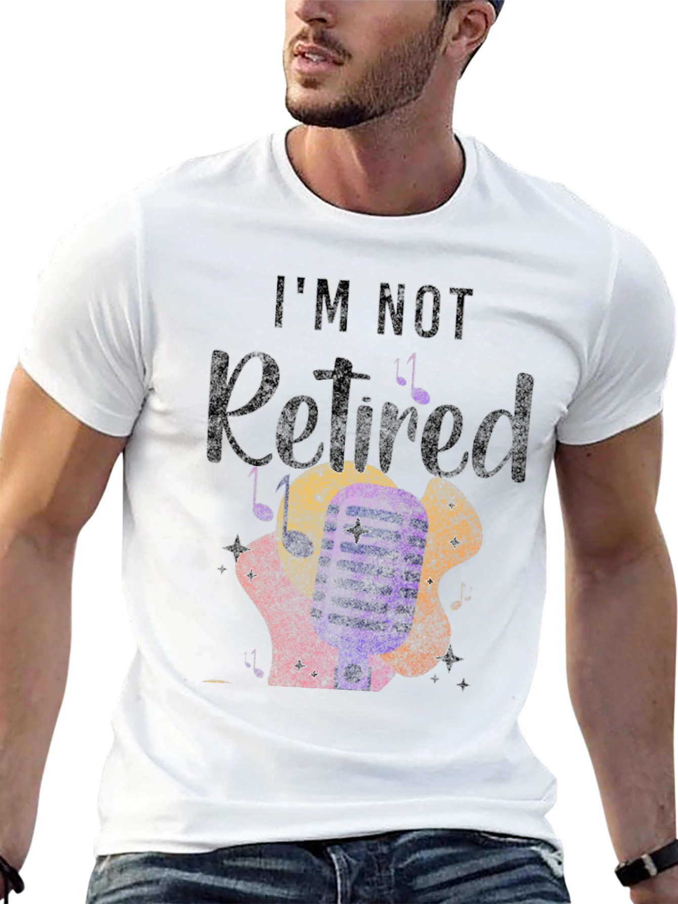Im Not Retired Guitarist Graphic T-Shirt