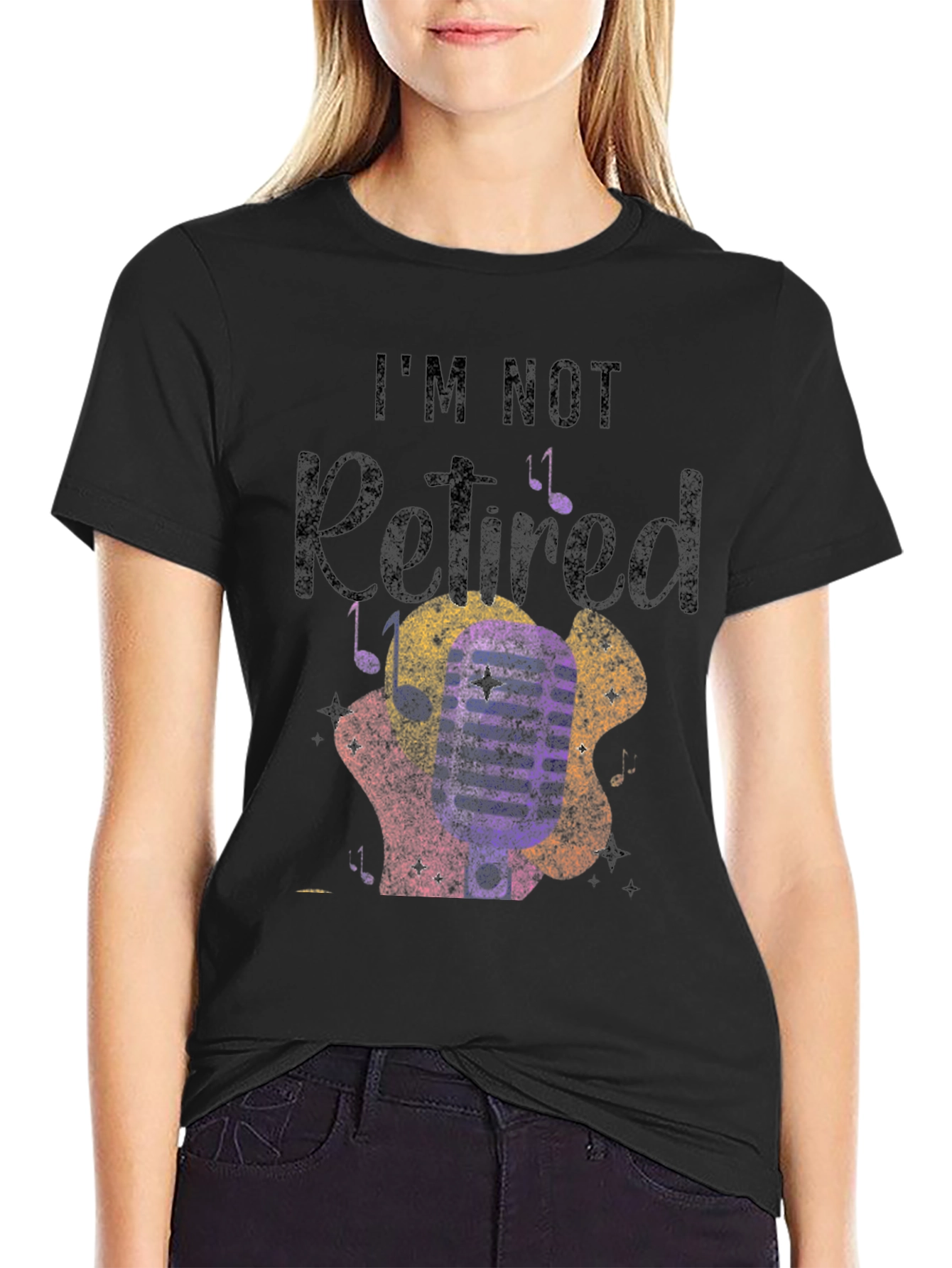 Im Not Retired Guitarist Graphic T-Shirt