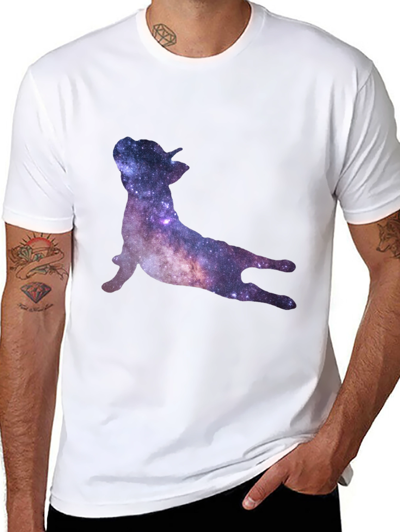Cosmic Dog T-Shirt - Galaxy Pup Design