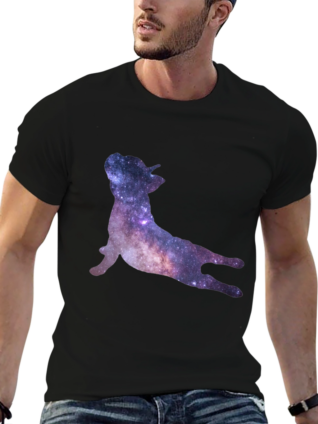 Cosmic Dog T-Shirt - Galaxy Pup Design