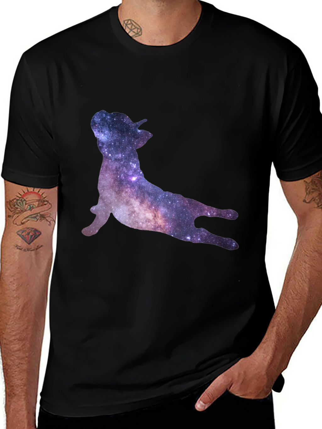 Cosmic Dog T-Shirt - Galaxy Pup Design
