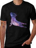 Cosmic Dog T-Shirt - Galaxy Pup Design