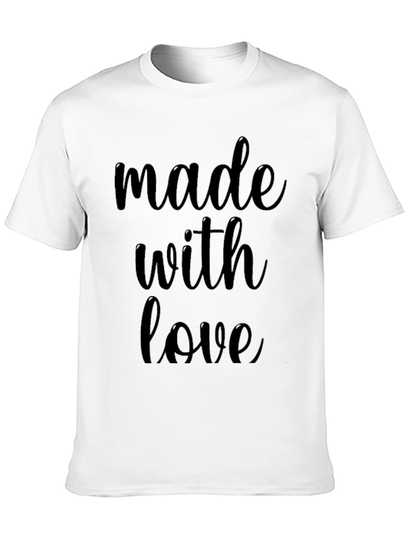 Made With Love Graphic Tee - Black
