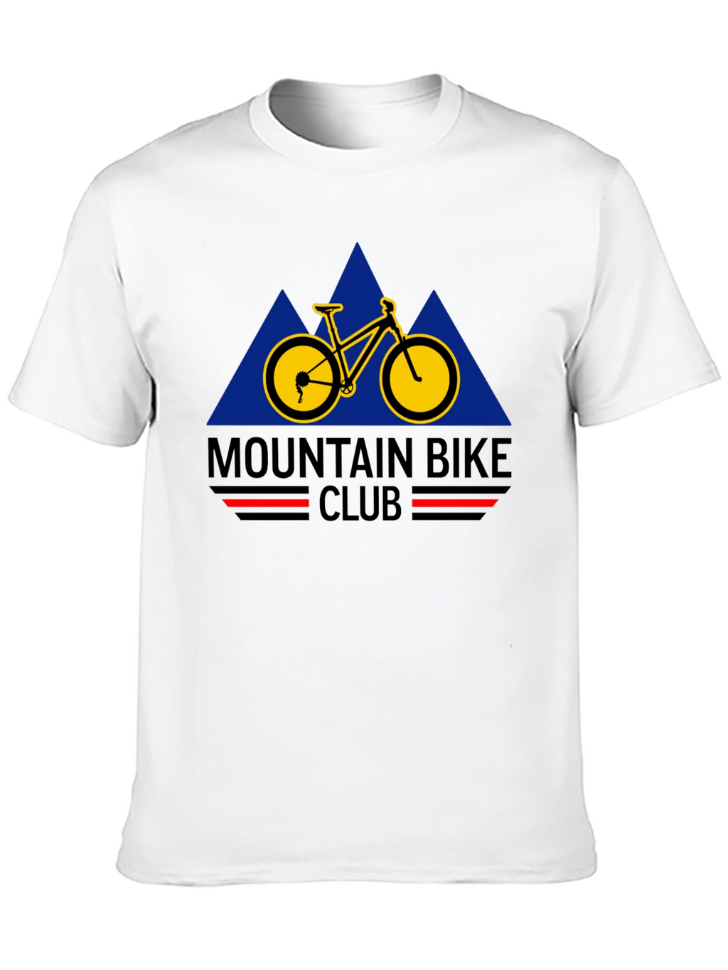 Mountain Bike Club Black Graphic Tee