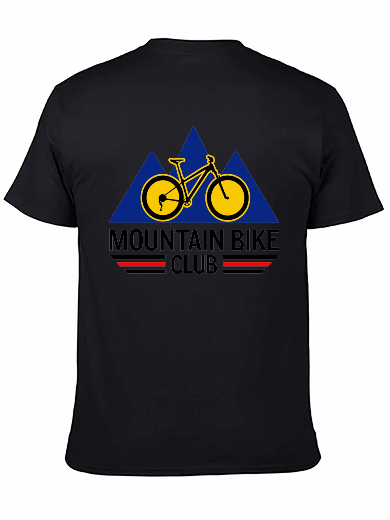 Mountain Bike Club Black Graphic Tee