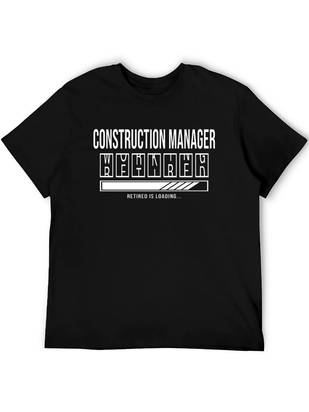 Construction Manager Loading Retirement T-Shirt