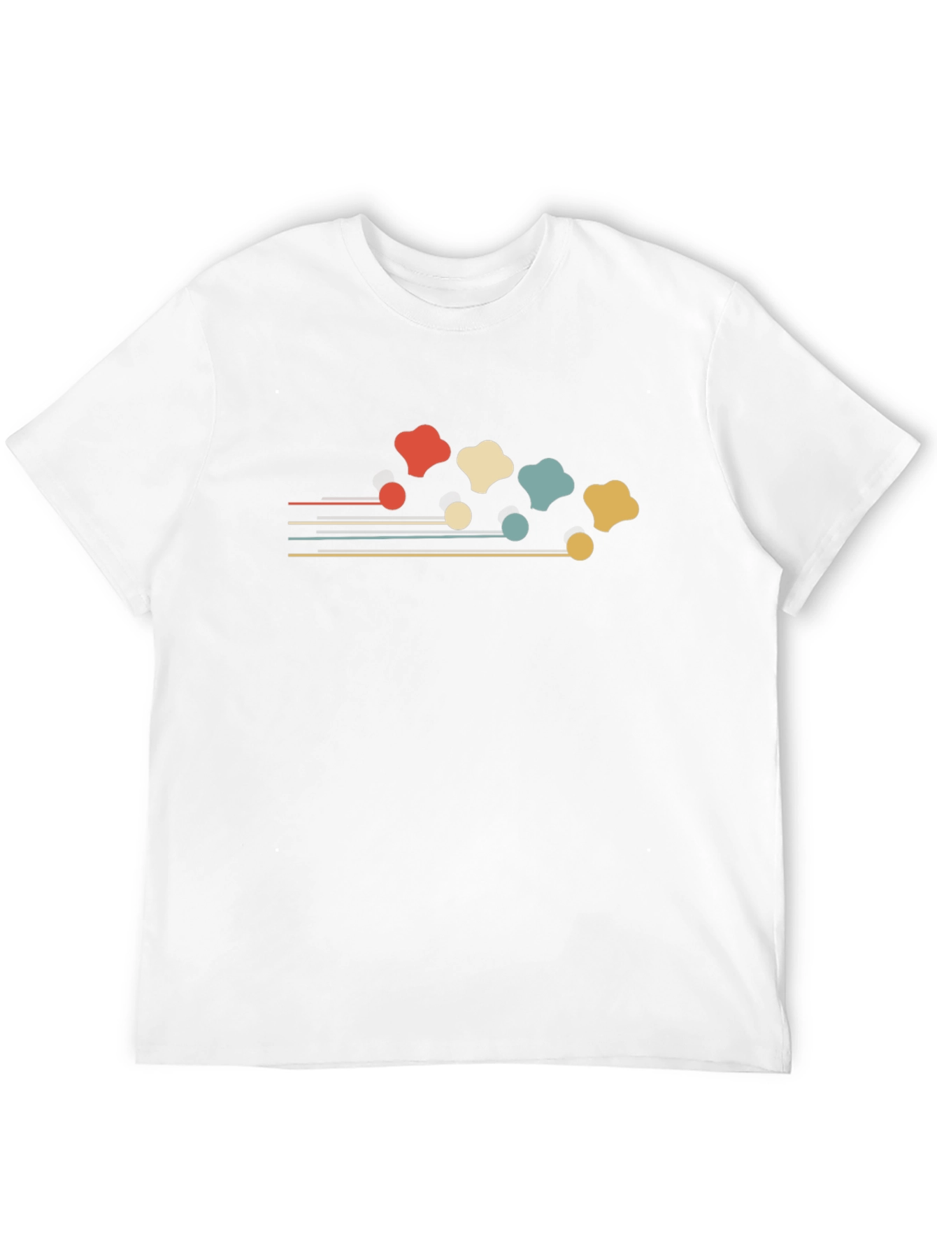 Retro Paint Splatter Graphic T-Shirt