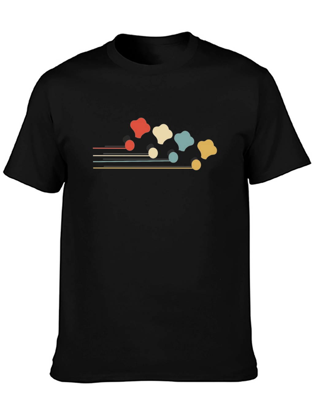 Retro Paint Splatter Graphic T-Shirt