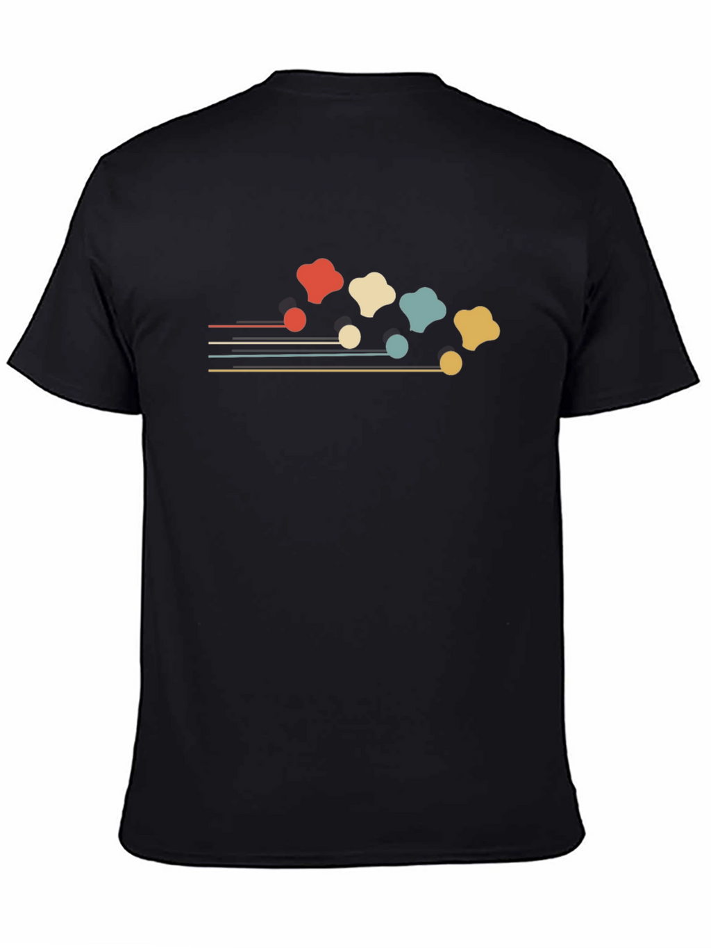 Retro Paint Splatter Graphic T-Shirt