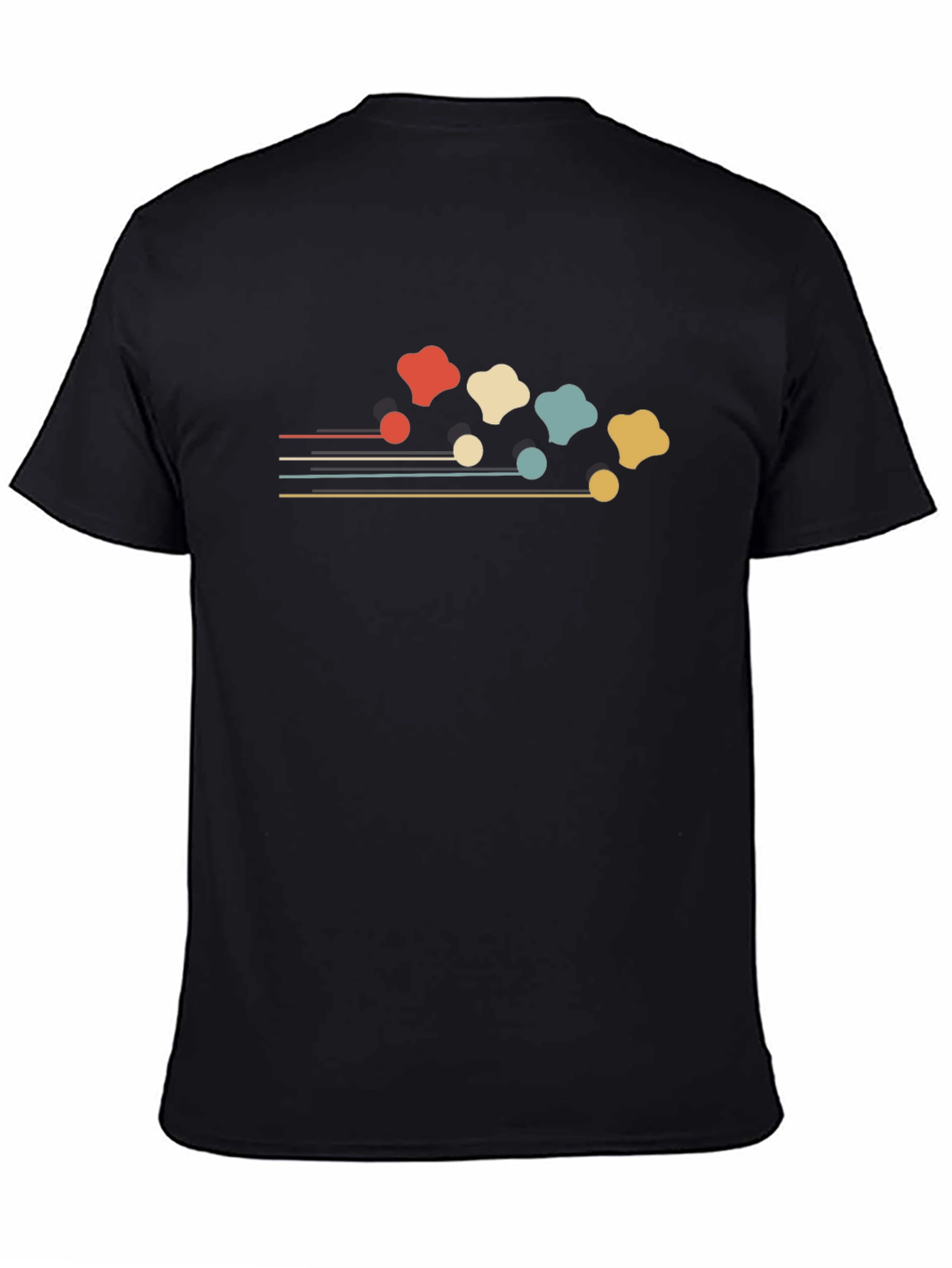 Retro Paint Splatter Graphic T-Shirt