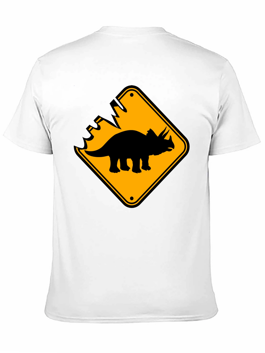 Dinosaur Crossing Black T-Shirt
