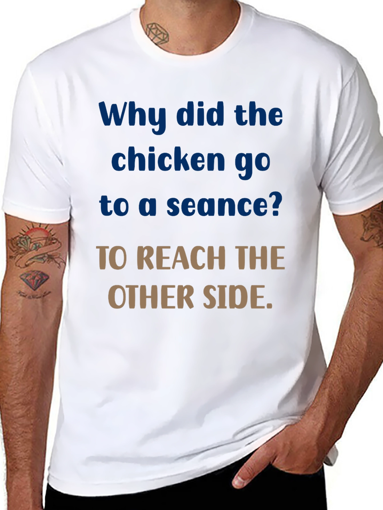 Chicken Seance Humor T-Shirt