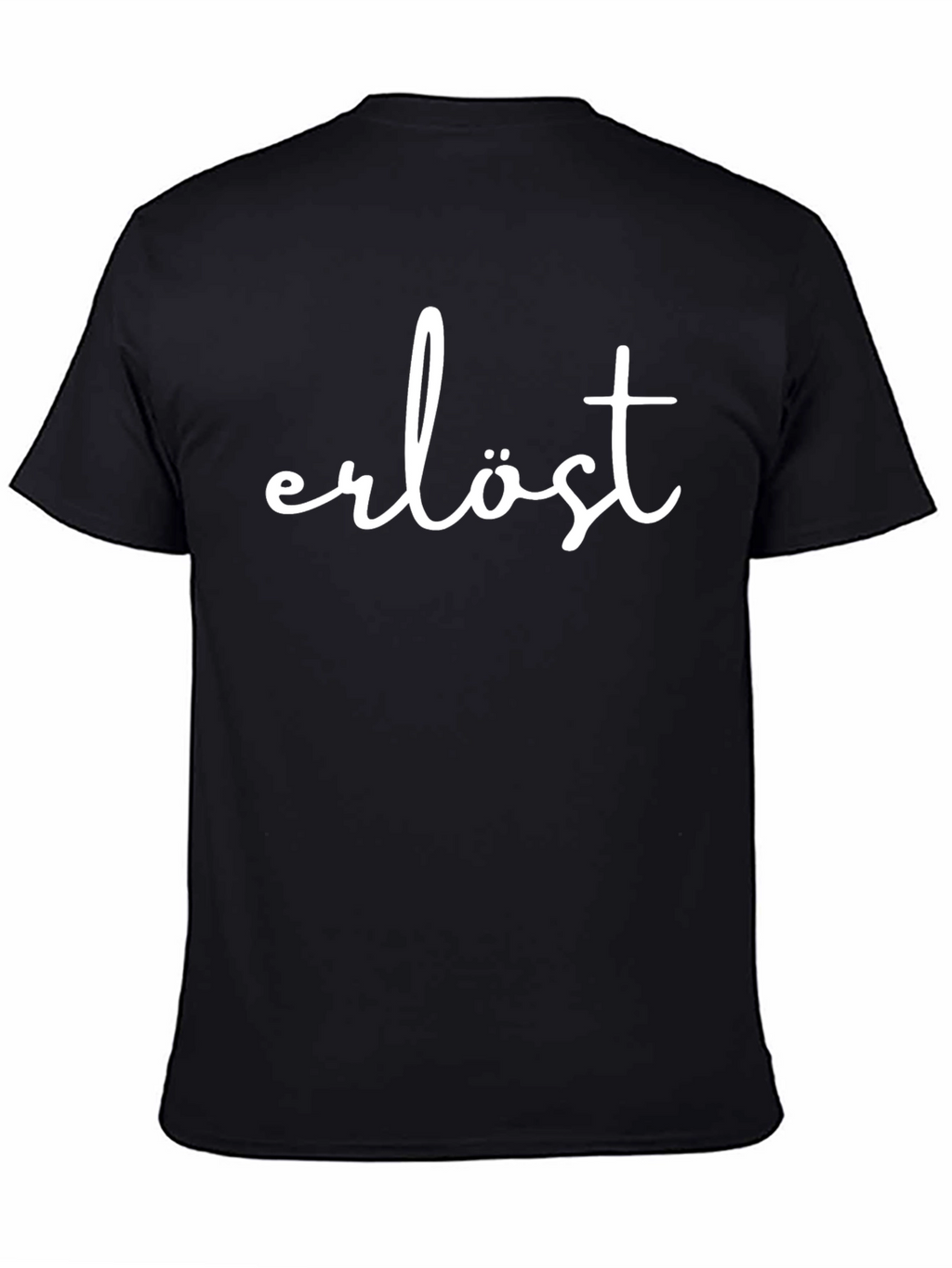 Erlöst Graphic Tee - Black Cotton Comfort