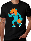 Monster Basketball Graphic T-Shirt