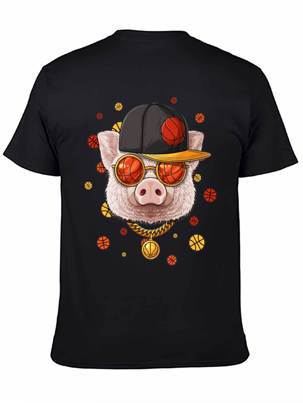 Basketball Pig Graphic Tee
