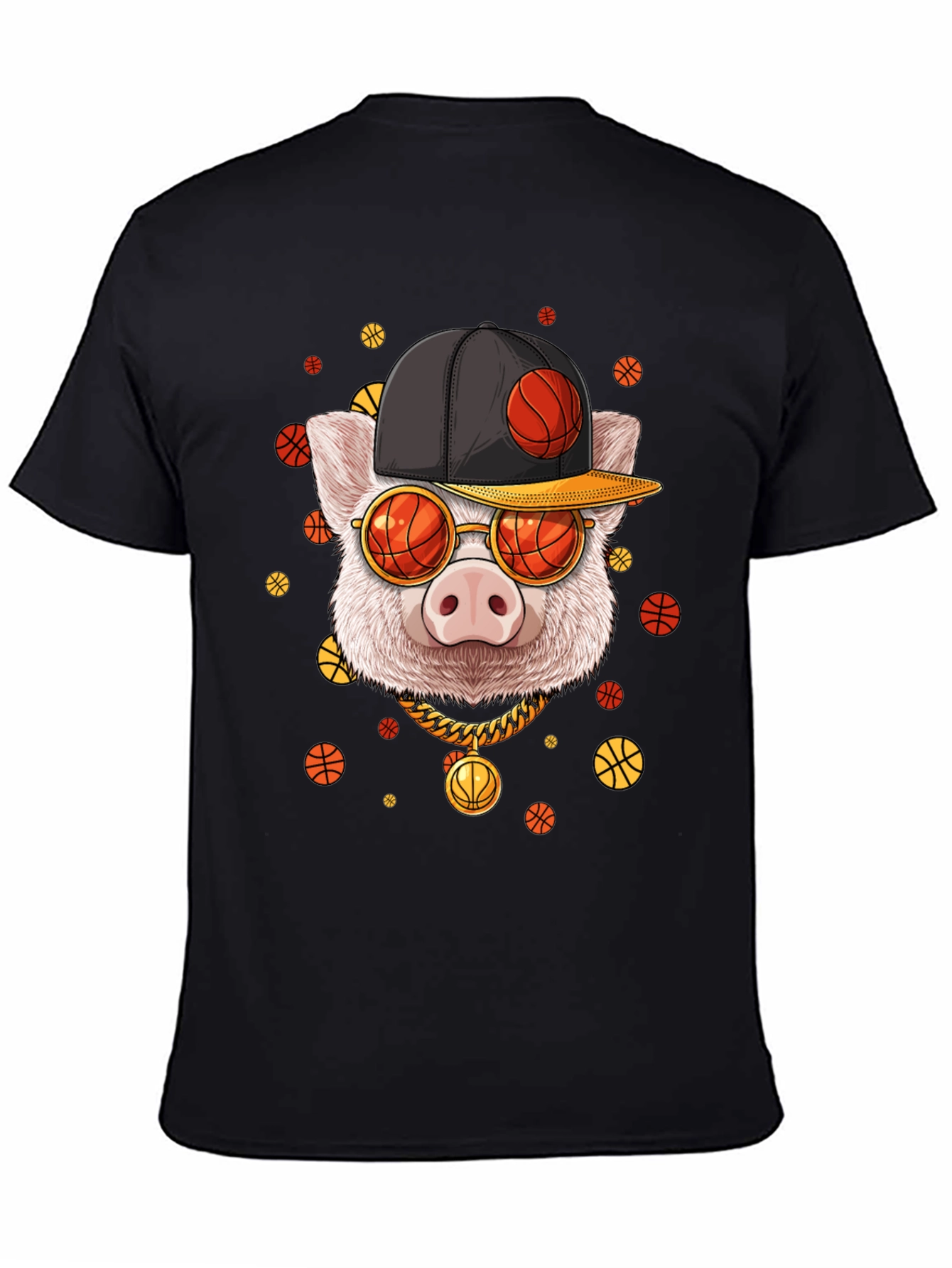 Basketball Pig Graphic Tee
