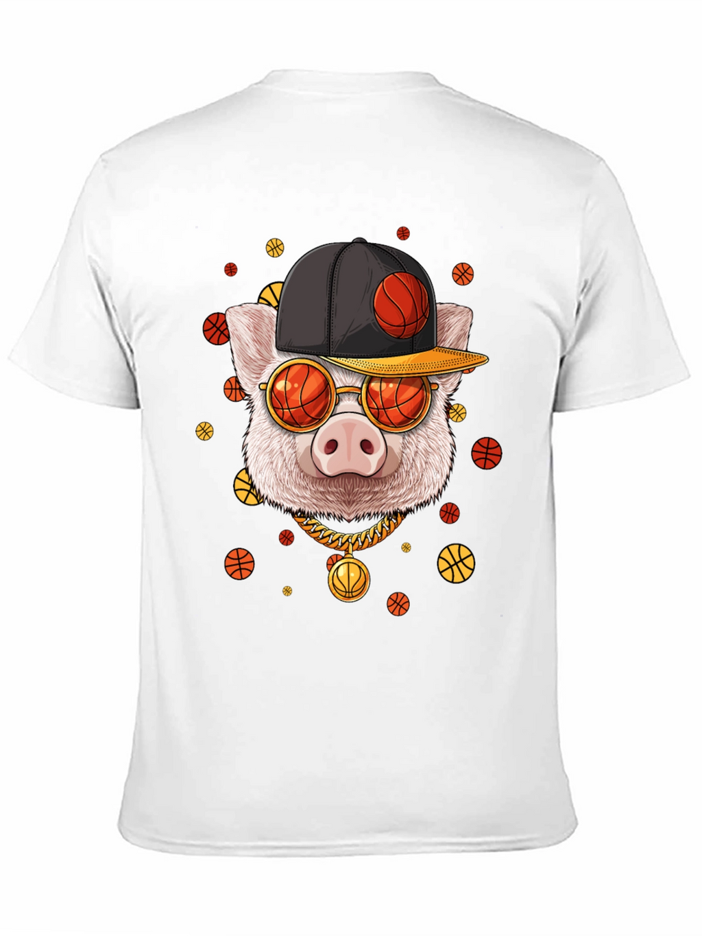 Basketball Pig Graphic Tee