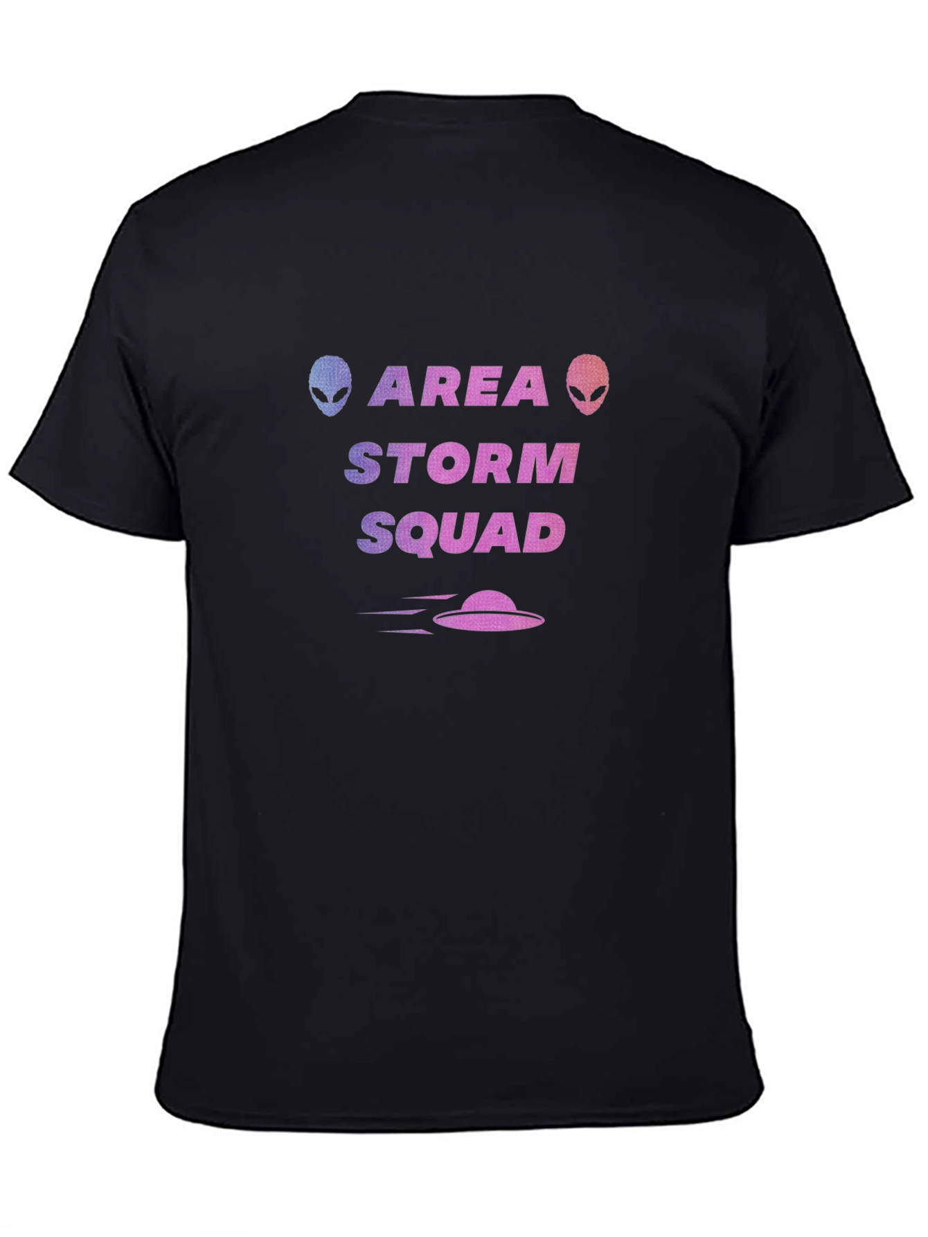Area Storm Squad Alien UFO Graphic Tee - Black