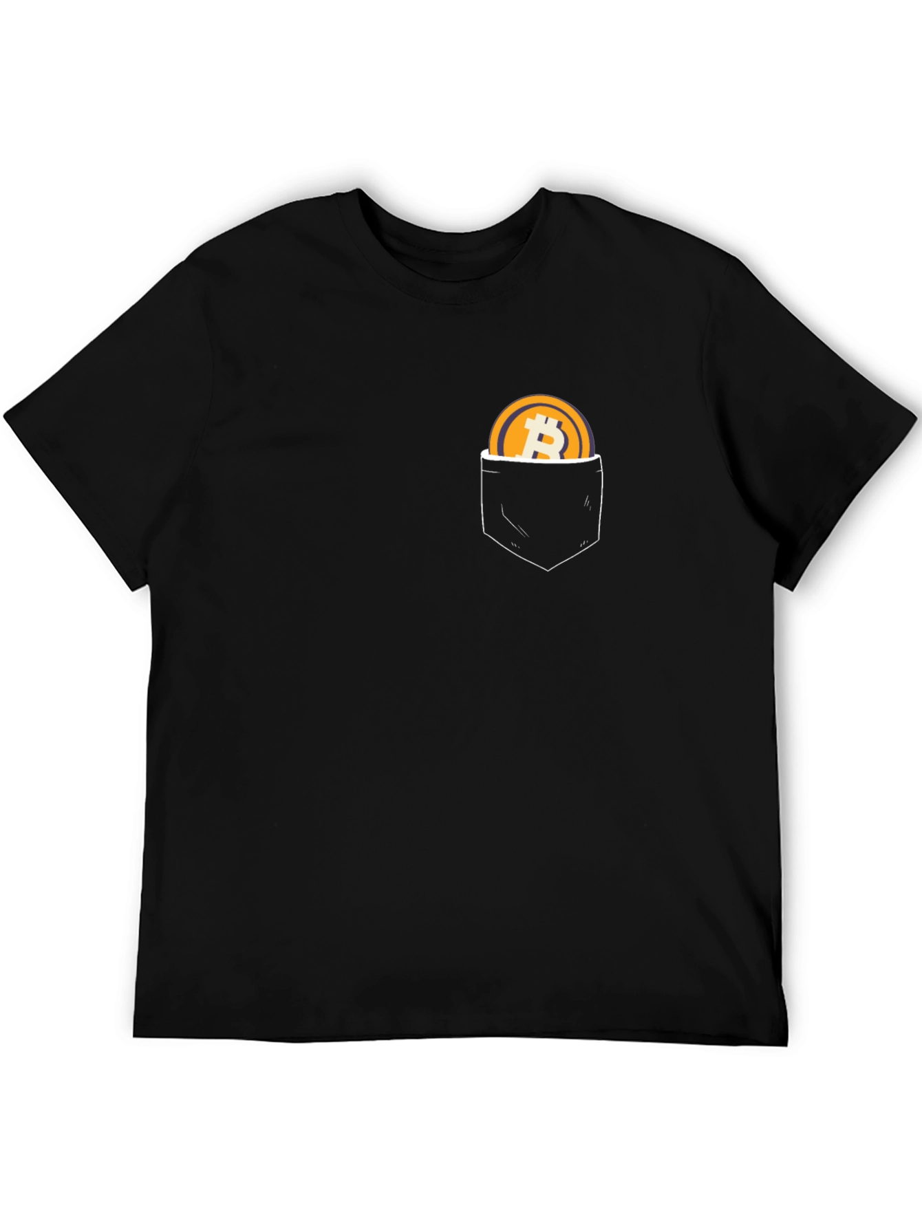 Bitcoin Pocket Tee - Crypto T-Shirt