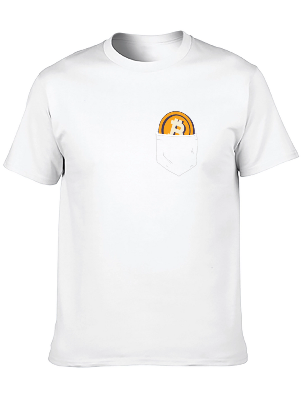 Bitcoin Pocket Tee - Crypto T-Shirt