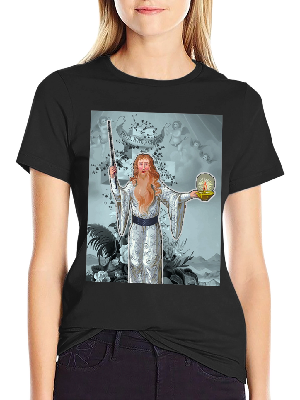 Wizard Art Graphic T-Shirt