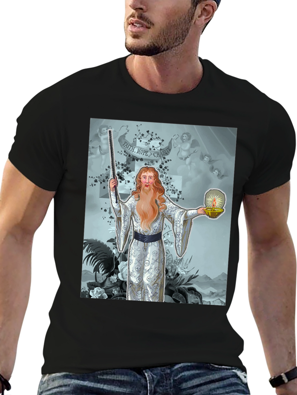 Wizard Art Graphic T-Shirt