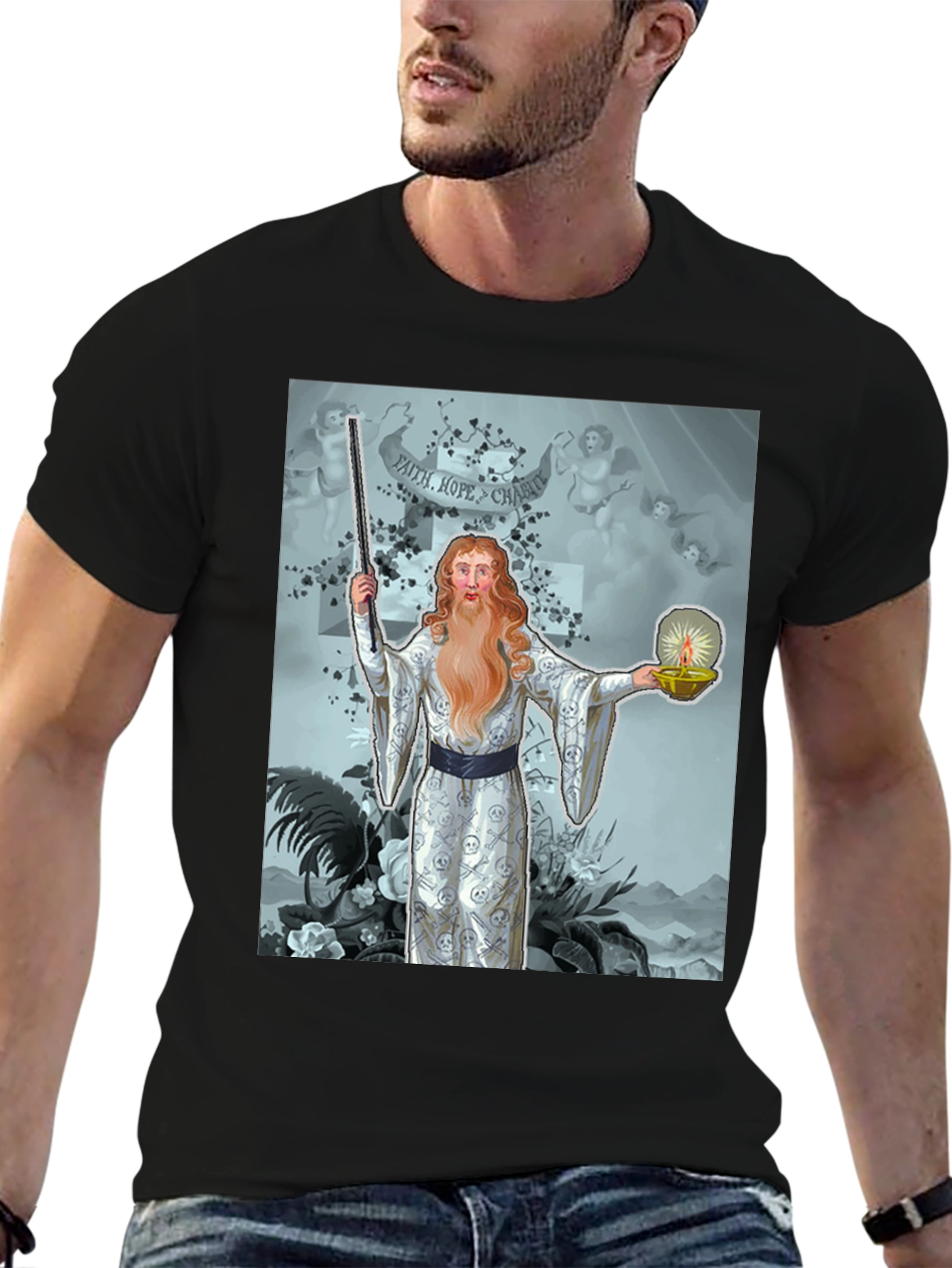 Wizard Art Graphic T-Shirt