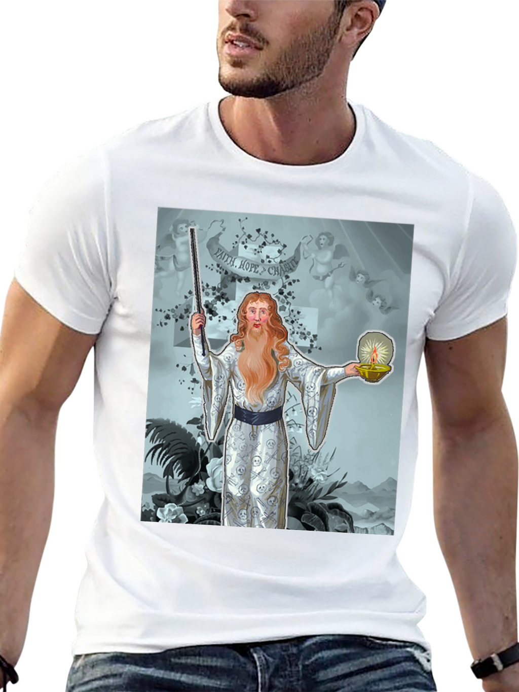 Wizard Art Graphic T-Shirt