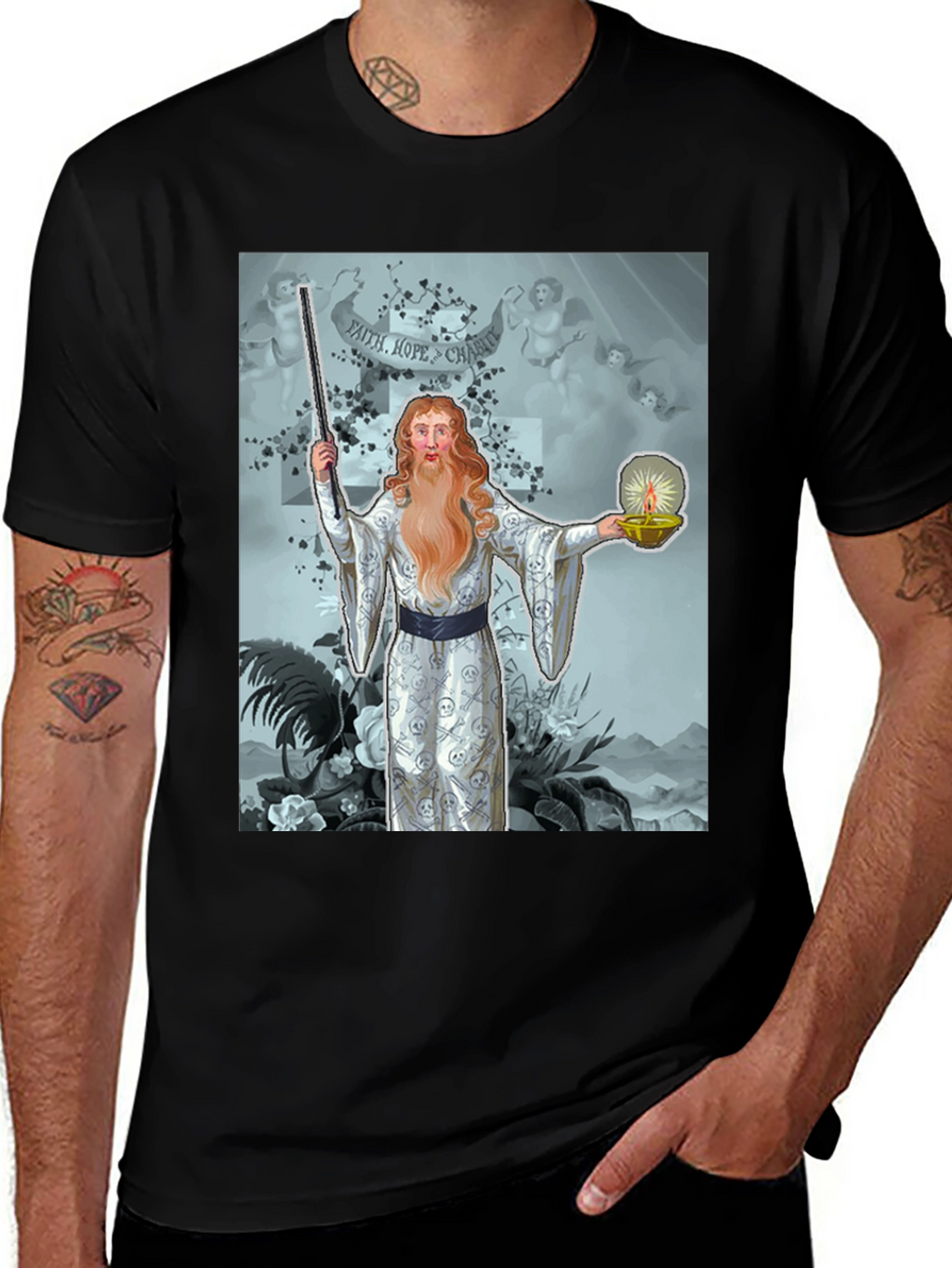 Wizard Art Graphic T-Shirt