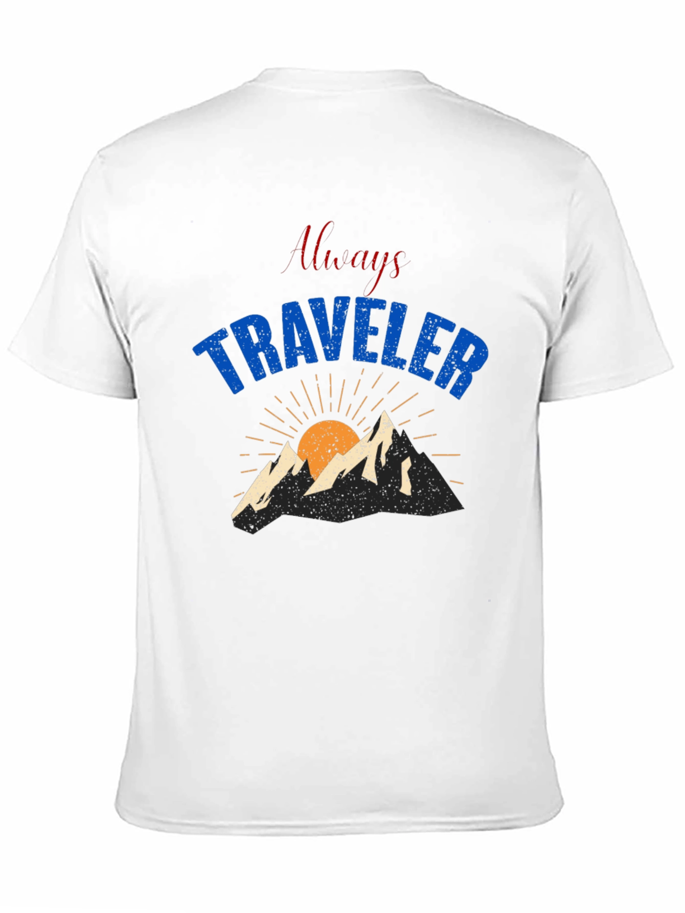 Always Traveler Graphic T-Shirt - Black