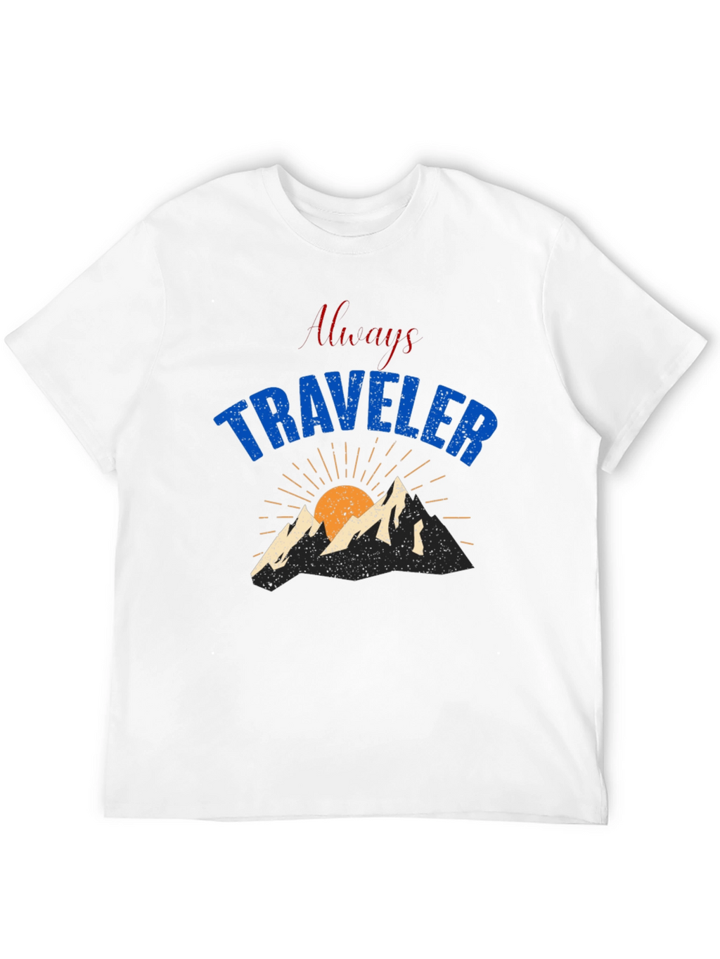 Always Traveler Graphic T-Shirt - Black