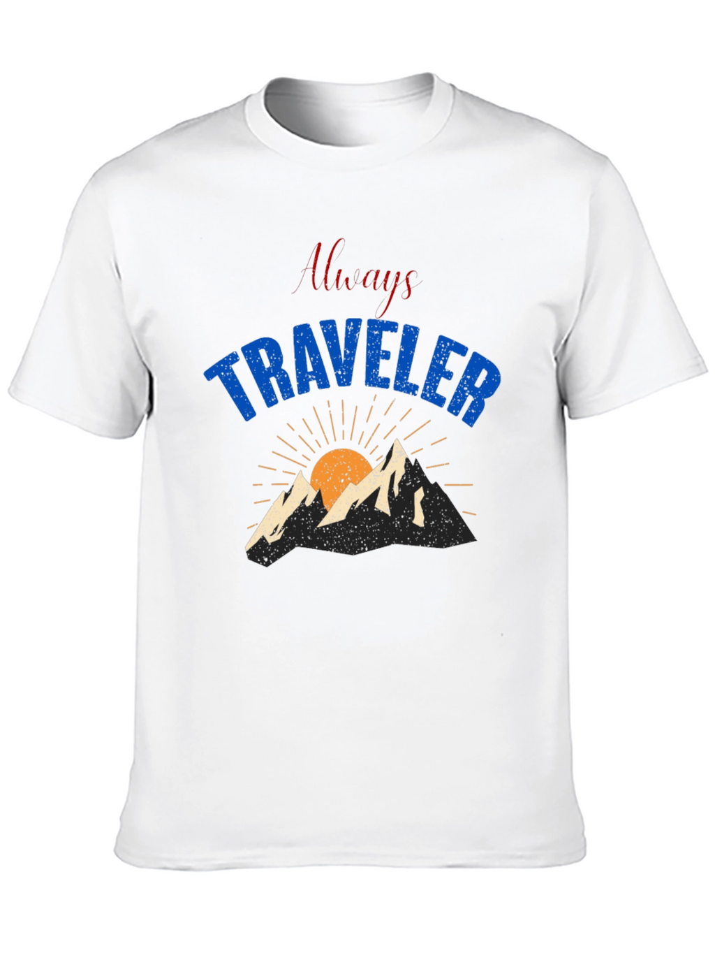 Always Traveler Graphic T-Shirt - Black