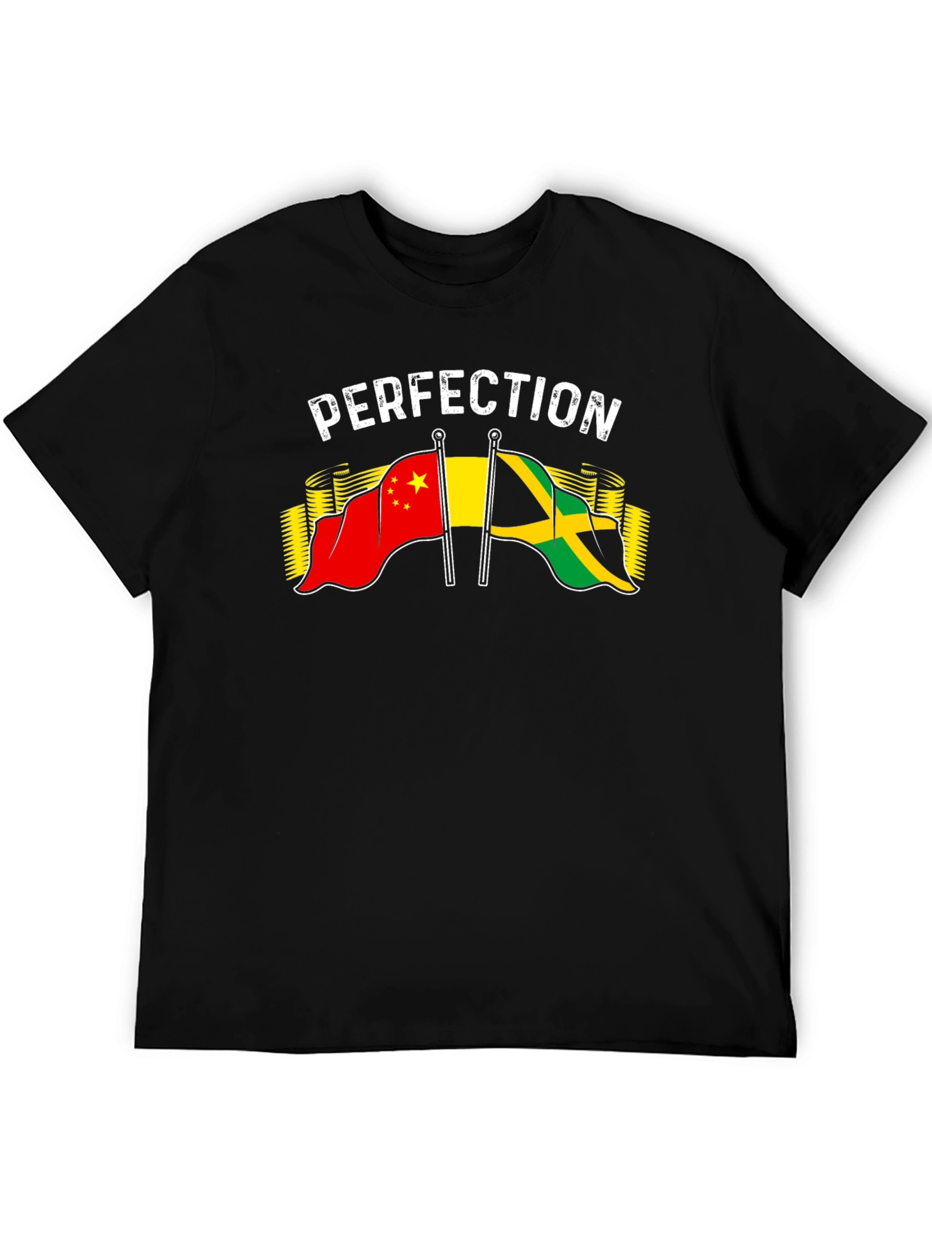 Perfection China Jamaica Flag Graphic T-Shirt