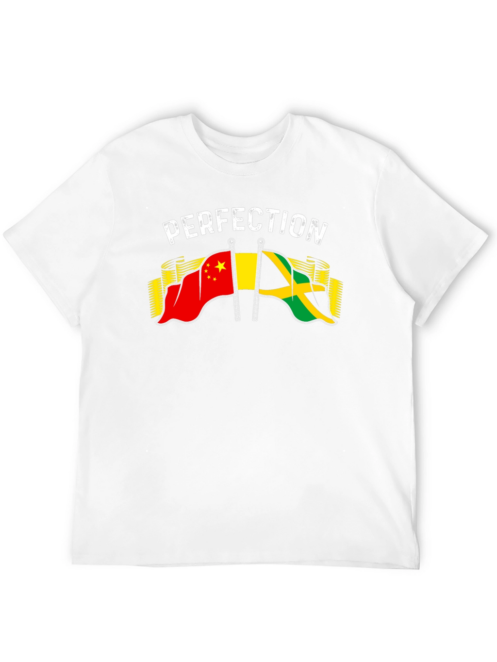 Perfection China Jamaica Flag Graphic T-Shirt