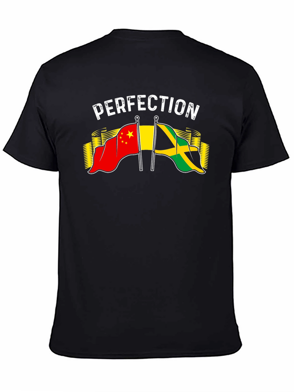 Perfection China Jamaica Flag Graphic T-Shirt