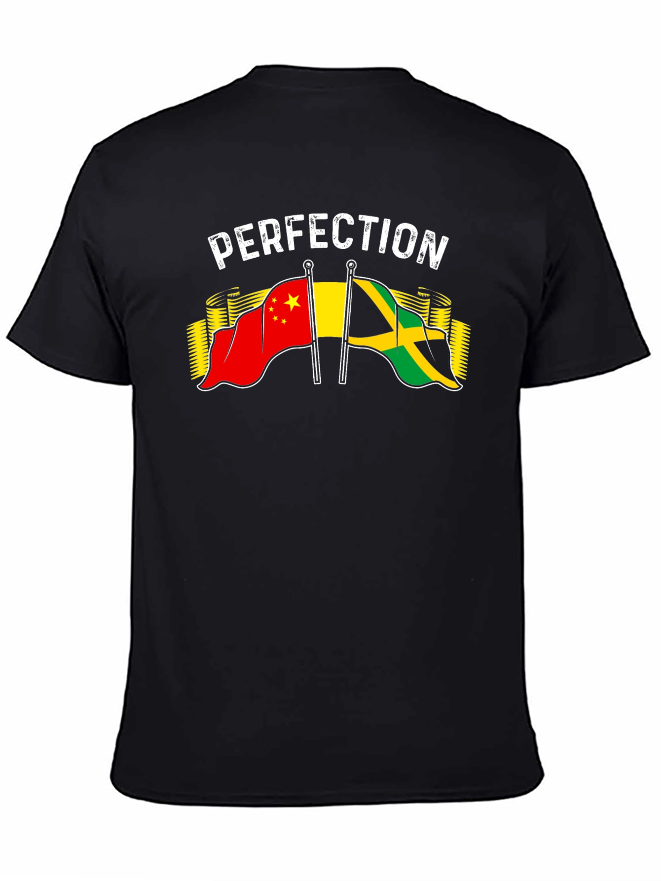 Perfection China Jamaica Flag Graphic T-Shirt