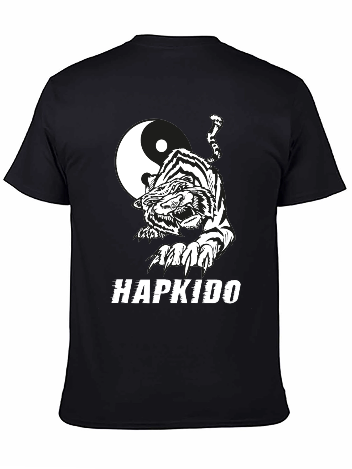 Hapkido Tiger Yin Yang Graphic Tee