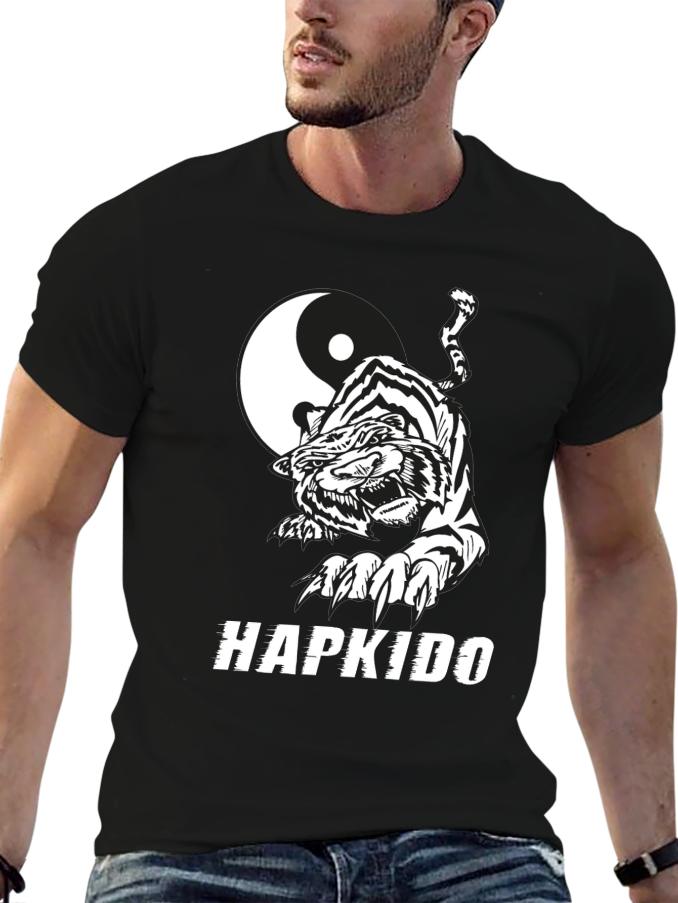 Hapkido Tiger Yin Yang Graphic Tee
