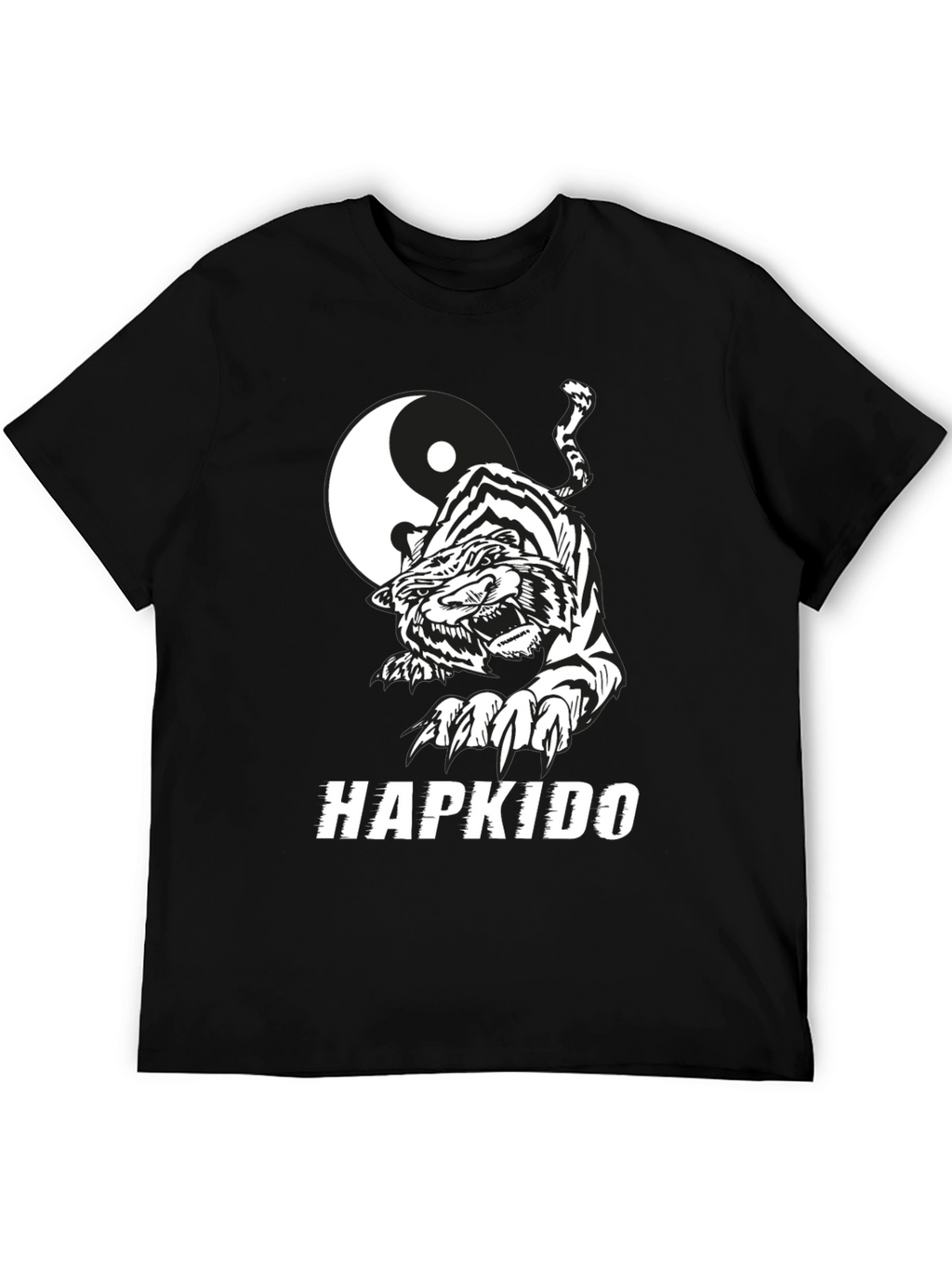 Hapkido Tiger Yin Yang Graphic Tee