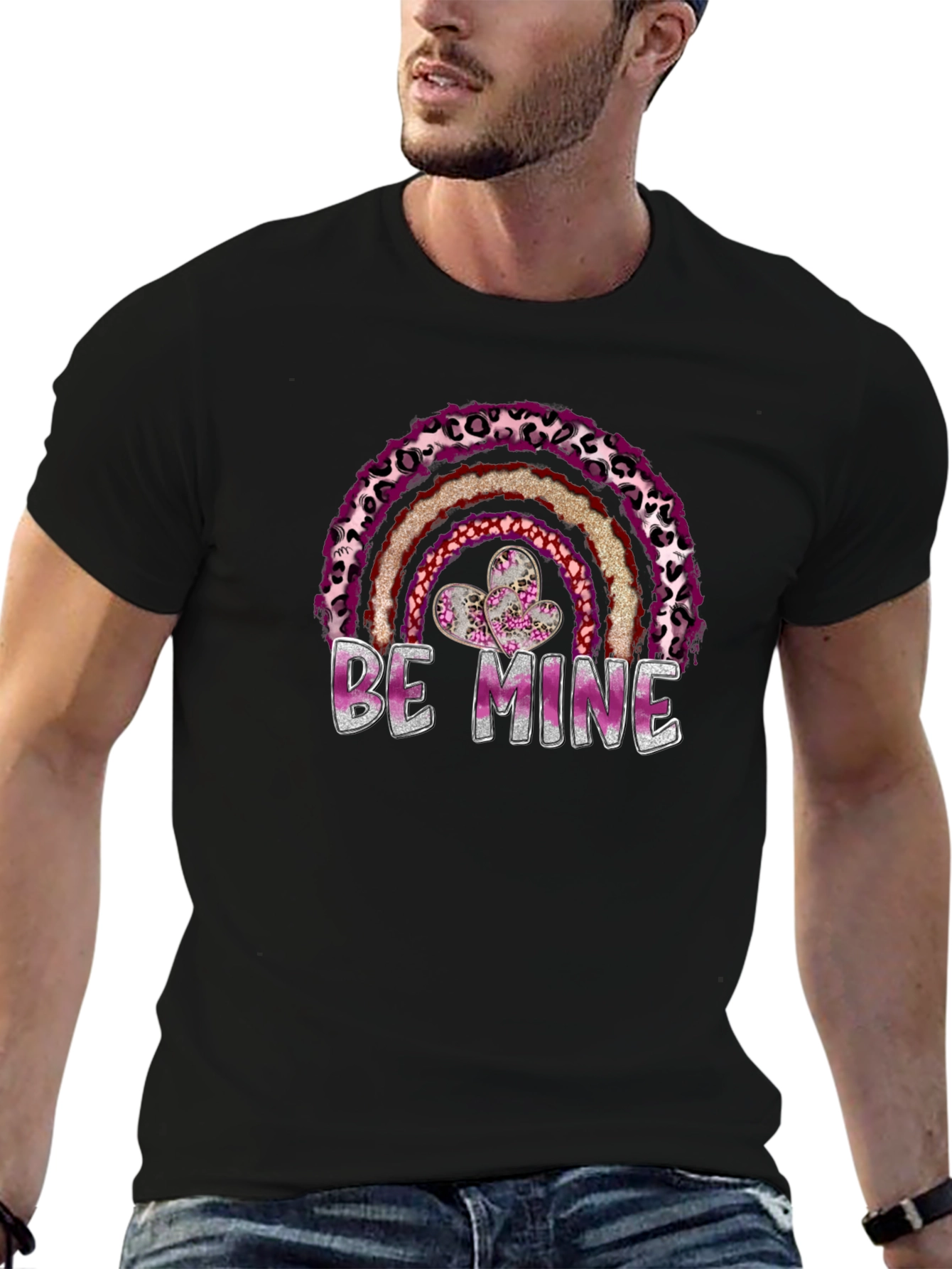 Be Mine Valentines Day Rainbow T-Shirt