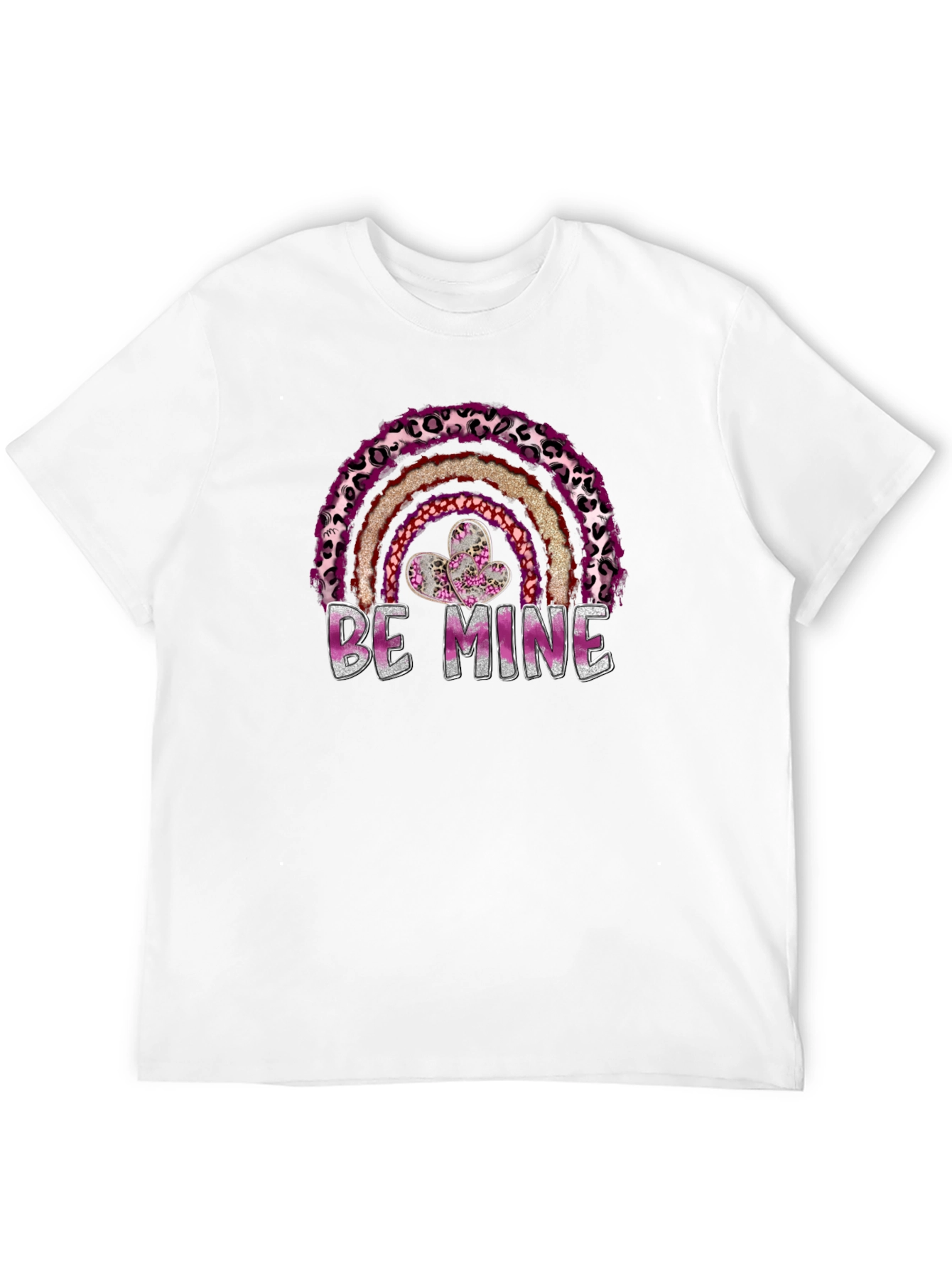 Be Mine Valentines Day Rainbow T-Shirt